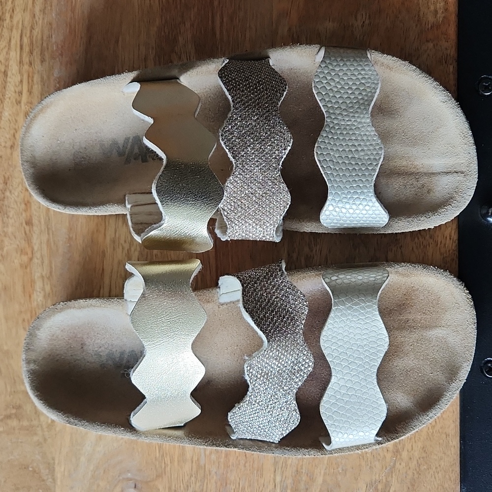 Melluso gold sandals